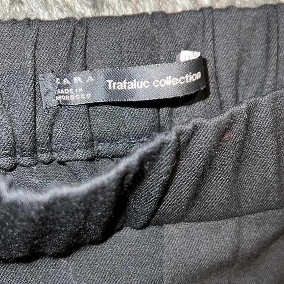 Zara black red white side stripes jogger pants Sz XS - Picture 6 of 14